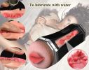 3 in 1 Male Masturbators Adult Sex Toys with Realistic Textured Mouth Vagina and Tight Anus, Men's Pocket Pussy